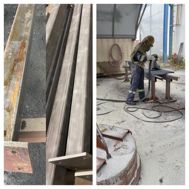 The best sandblasting service in the GTA by Baseline Custom Fabricating Ltd. in Courtice, Ontario